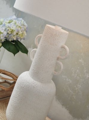 Perringhill Table Lamp - White Table Lamp modern furniture Contempo Furniture