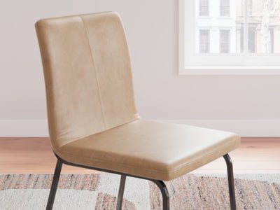 Pharwynn Dining Chair - Light Brown Chair Set modern furniture Contempo Furniture