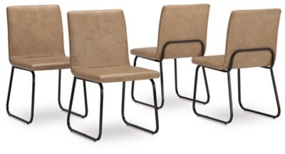 Pharwynn Dining Chair - Light Brown Chair Set modern furniture Contempo Furniture