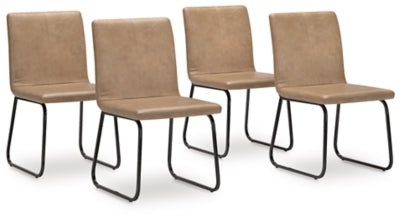 Pharwynn Dining Chair - Light Brown Chair Set modern furniture Contempo Furniture