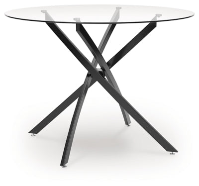 Pharwynn Dining Table - Black Dining Table modern furniture Contempo Furniture