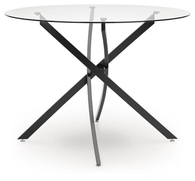 Pharwynn Dining Table - Black Dining Table modern furniture Contempo Furniture