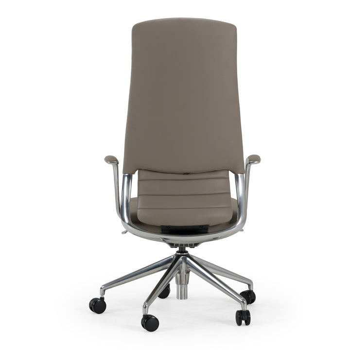 Pickard - Modern Grey Leather Executive Office Chair