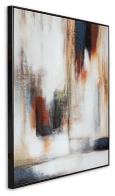 Pigeonford Wall Art - White Canvas Art modern furniture Contempo Furniture