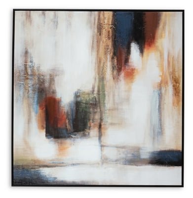 Pigeonford Wall Art - White Canvas Art modern furniture Contempo Furniture