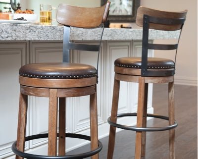 Pinnadel Bar Height Bar Stool - Light Brown Bar Height (28" - 30") modern furniture Contempo Furniture