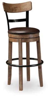 Pinnadel Bar Height Bar Stool - Light Brown Bar Height (28" - 30") modern furniture Contempo Furniture