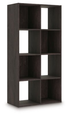 Piperton Eight Cube Organizer - Dark Brown Cube Organizers modern furniture Contempo Furniture