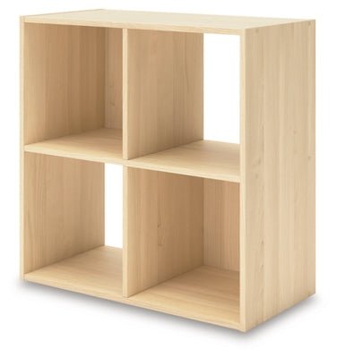 Piperton Four Cube Organizer - Beige Cube Organizers modern furniture Contempo Furniture