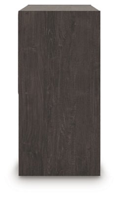 Piperton Four Cube Organizer - Dark Brown Cube Organizers modern furniture Contempo Furniture
