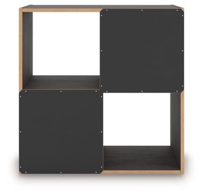 Piperton Four Cube Organizer - Dark Brown Cube Organizers modern furniture Contempo Furniture