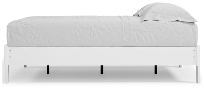 Piperton Full Platform Bed - White Platform Bed modern furniture Contempo Furniture