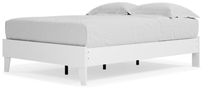 Piperton Full Platform Bed - White Platform Bed modern furniture Contempo Furniture