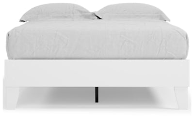 Piperton Full Platform Bed - White Platform Bed modern furniture Contempo Furniture