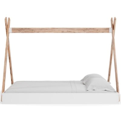 Piperton Full Tent Complete Bed in Box - White Platform Bed modern furniture Contempo Furniture