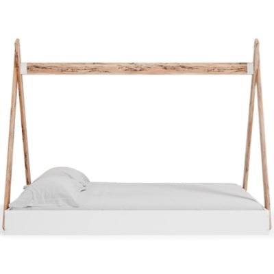 Piperton Full Tent Complete Bed in Box - White Platform Bed modern furniture Contempo Furniture