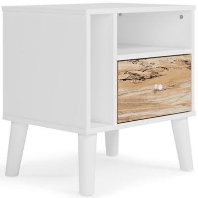 Piperton Nightstand - White Accent Nightstand modern furniture Contempo Furniture