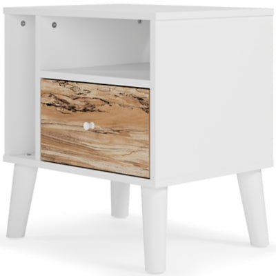 Piperton Nightstand - White Accent Nightstand modern furniture Contempo Furniture