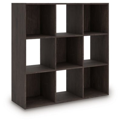 Piperton Nine Cube Organizer - Dark Brown Cube Organizers modern furniture Contempo Furniture
