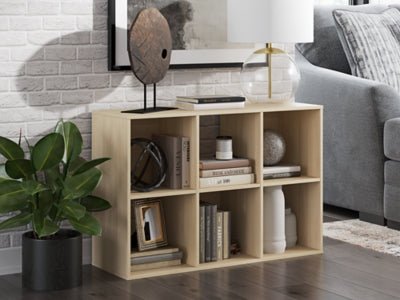 Piperton Six Cube Organizer - Beige Cube Organizers modern furniture Contempo Furniture