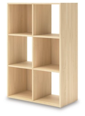 Piperton Six Cube Organizer - Beige Cube Organizers modern furniture Contempo Furniture