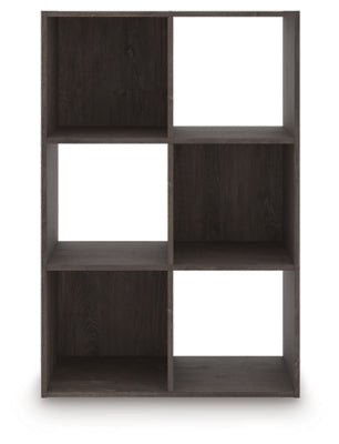 Piperton Six Cube Organizer - Dark Brown Cube Organizers modern furniture Contempo Furniture