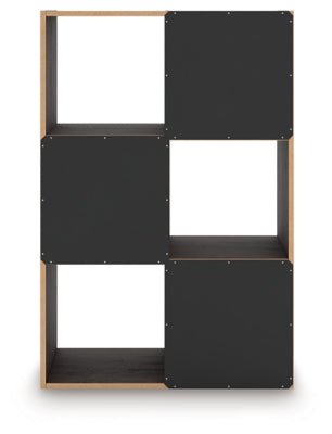 Piperton Six Cube Organizer - Dark Brown Cube Organizers modern furniture Contempo Furniture