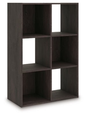 Piperton Six Cube Organizer - Dark Brown Cube Organizers modern furniture Contempo Furniture