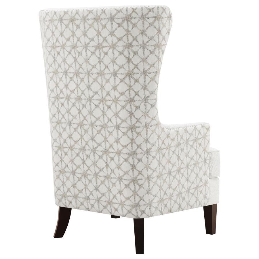 Pippin - Upholstered High Wingback Accent Chair - Latte Accent Chair modern furniture Contempo Furniture