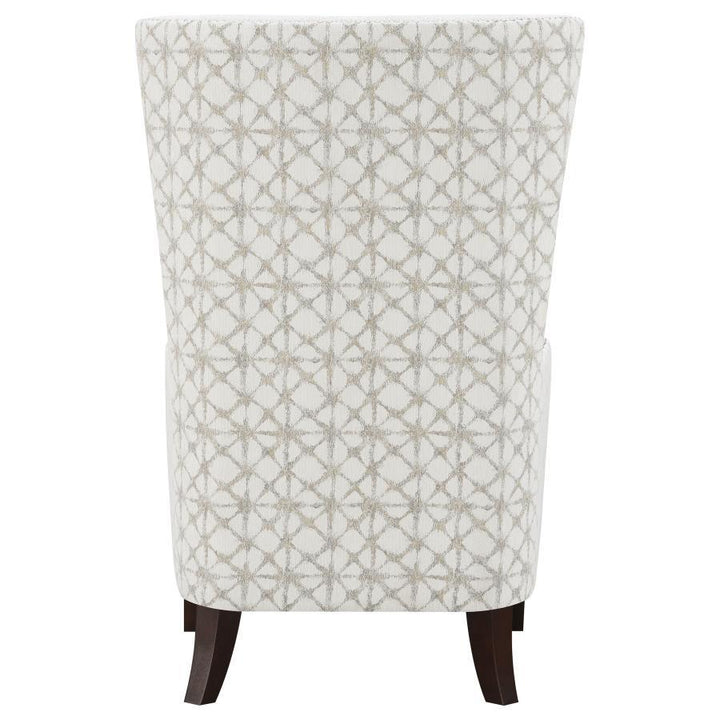Pippin - Upholstered High Wingback Accent Chair - Latte Accent Chair modern furniture Contempo Furniture