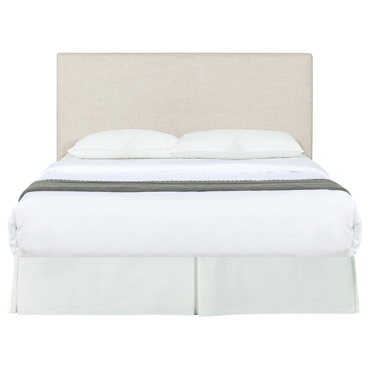 Pirro - Upholstered King Panel Headboard - Sand Upholstered HeadBoard modern furniture Contempo Furniture