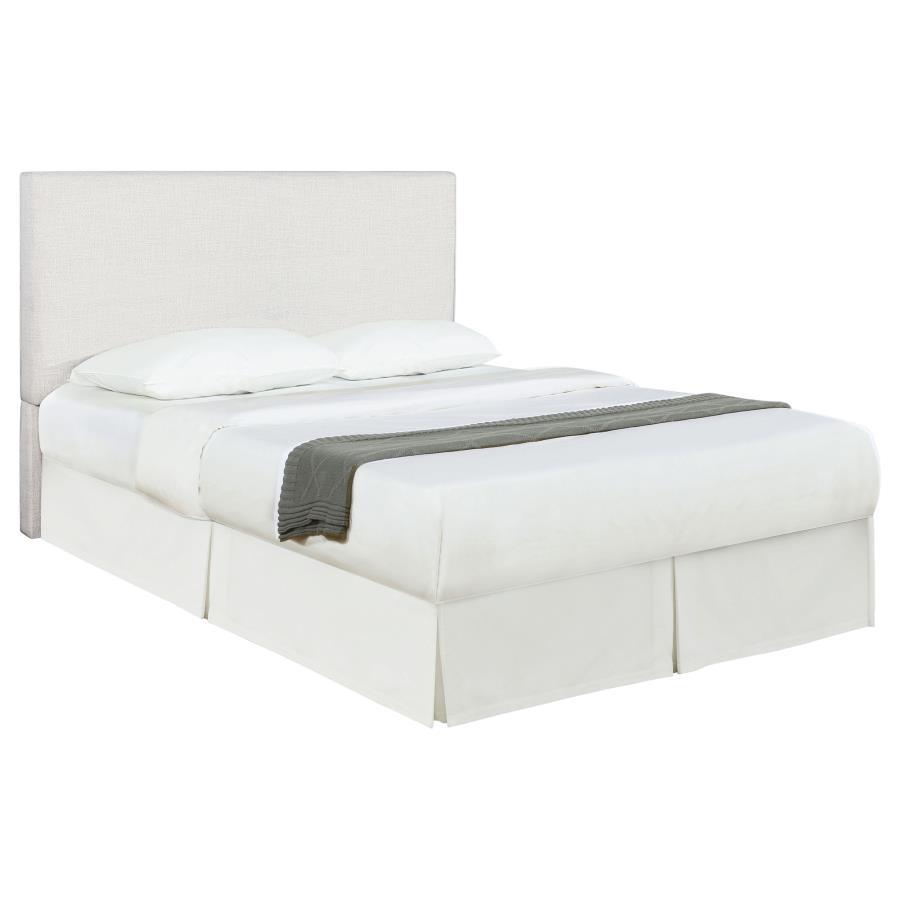 Pirro - Upholstered Queen / Full Panel Headboard - Sand Upholstered HeadBoard modern furniture Contempo Furniture