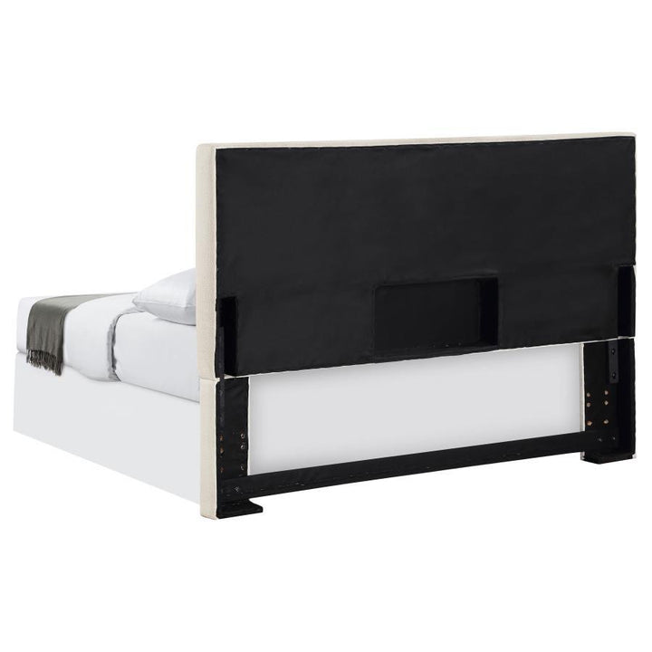 Pirro - Upholstered Queen / Full Panel Headboard - Sand Upholstered HeadBoard modern furniture Contempo Furniture