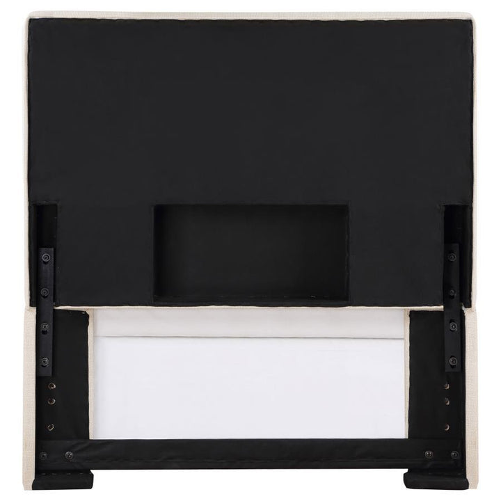 Pirro - Upholstered Twin Panel Headboard - Sand Upholstered HeadBoard modern furniture Contempo Furniture