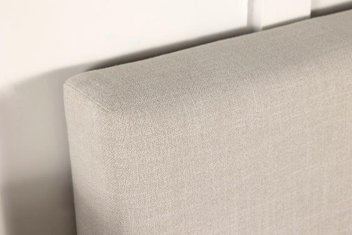 Pirro - Upholstered Twin Panel Headboard - Sand Upholstered HeadBoard modern furniture Contempo Furniture