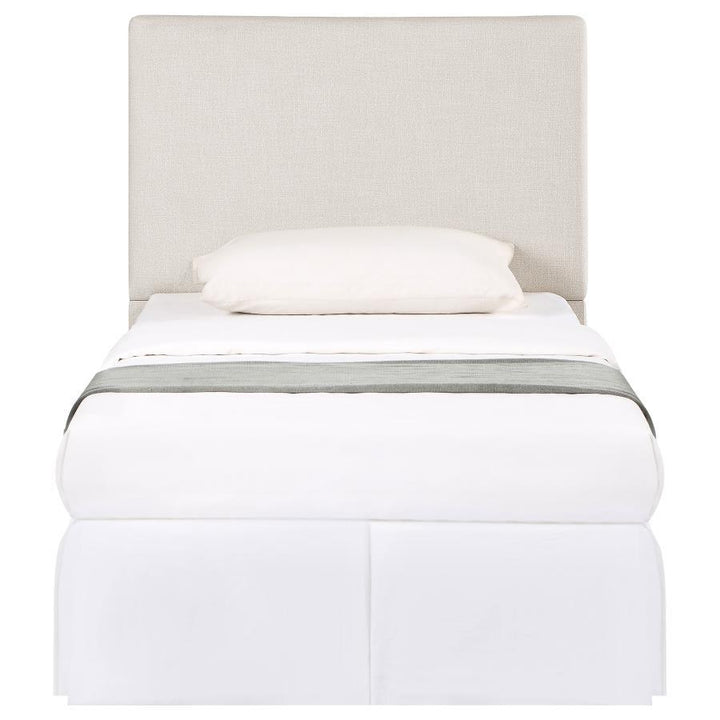 Pirro - Upholstered Twin Panel Headboard - Sand Upholstered HeadBoard modern furniture Contempo Furniture