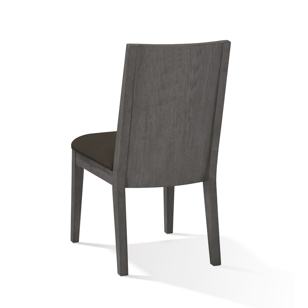 Plata Dining Chair in Thunder Grey (Set of 2) Chair modern furniture Contempo Furniture