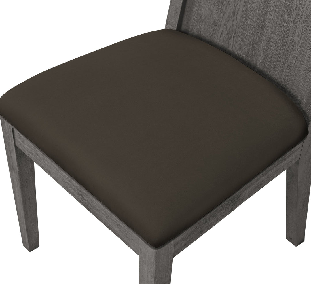 Plata Dining Chair in Thunder Grey (Set of 2) Chair modern furniture Contempo Furniture