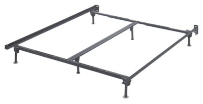 Platform Queen/King/California King Bolt on Bed Frame - Dark Gray Adjustable Frame modern furniture Contempo Furniture
