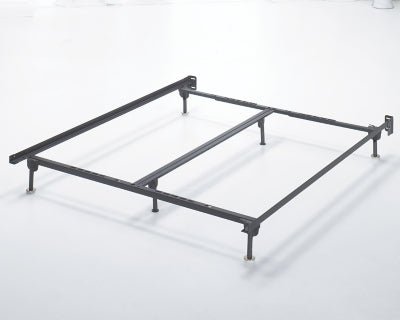 Platform Queen/King/California King Bolt on Bed Frame - Dark Gray Adjustable Frame modern furniture Contempo Furniture