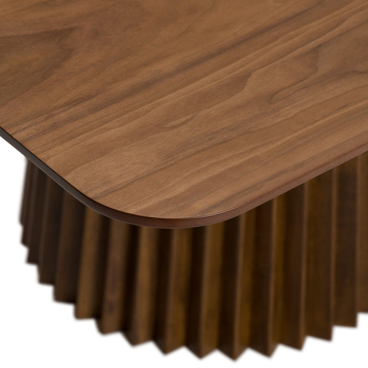 Platte  Mid-Century Modern Walnut Square Dining Table