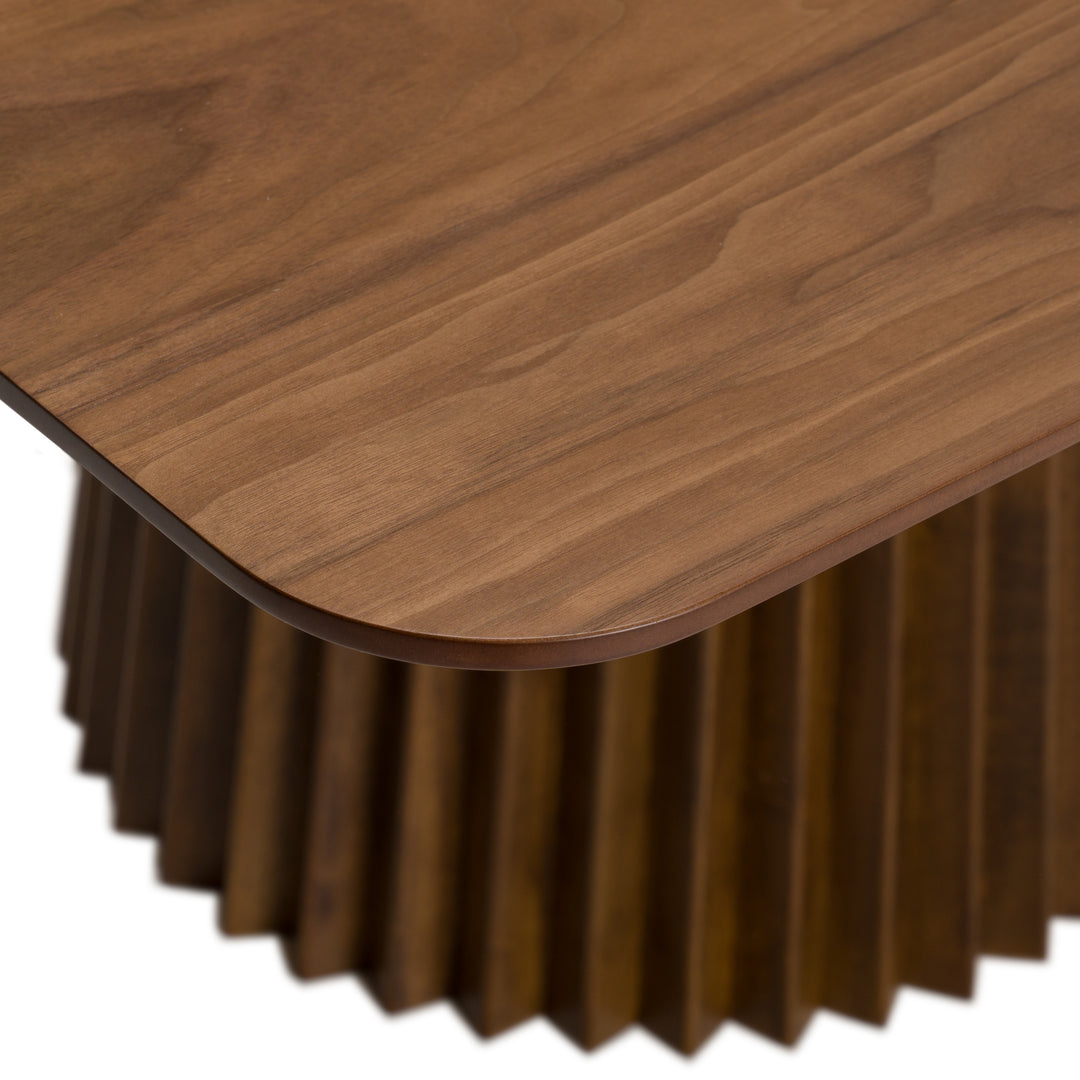 Platte - Mid-Century Modern Walnut Square Dining Table