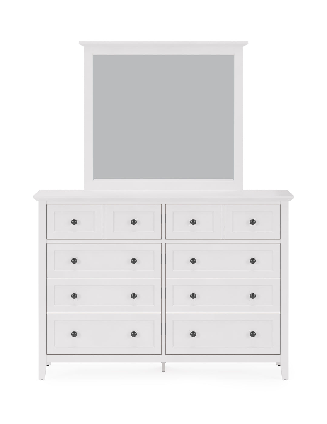 Modus Furniture Pnra82A Grace Eight Drawer Dresser In Snowfall White 2024