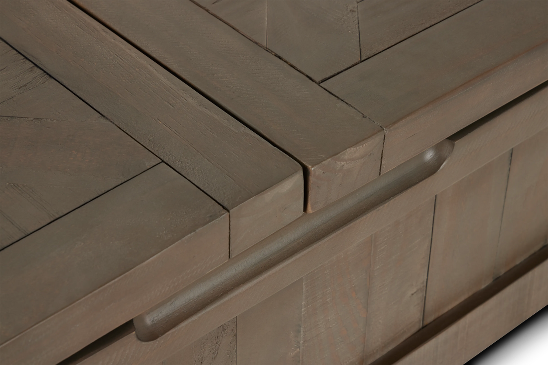 Modus Furniture 9Y1322 Taryn One Drawer End Table In Rustic Grey