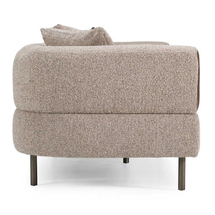 Plume - Modern Brown Fabric Sofa