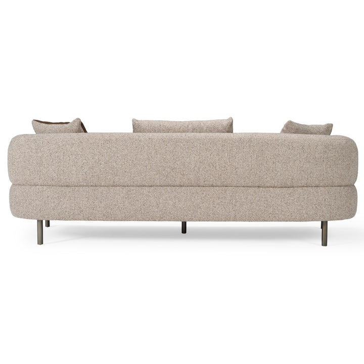 Plume - Modern Brown Fabric Sofa