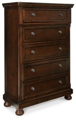 Porter Chest of Drawers - Dark Brown Accent Chest modern furniture Contempo Furniture