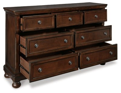 Porter Dresser - Dark Brown Dresser modern furniture Contempo Furniture
