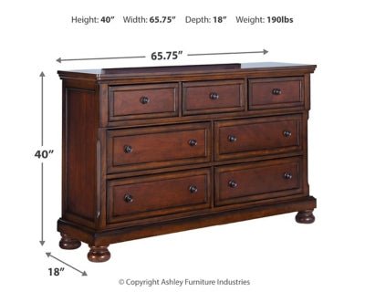 Porter Dresser - Dark Brown Dresser modern furniture Contempo Furniture