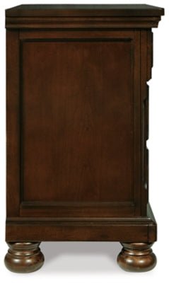 Porter Nightstand - Dark Brown Accent Nightstand modern furniture Contempo Furniture